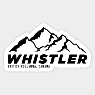 Whistler BC Canada SKI and MOUNTAIN BIKE PARADISE Sticker